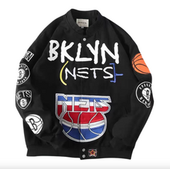 RARE BROOKLYN NETS NASCAR JACKET | UNISEX