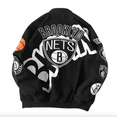 RARE BROOKLYN NETS NASCAR JACKET | UNISEX