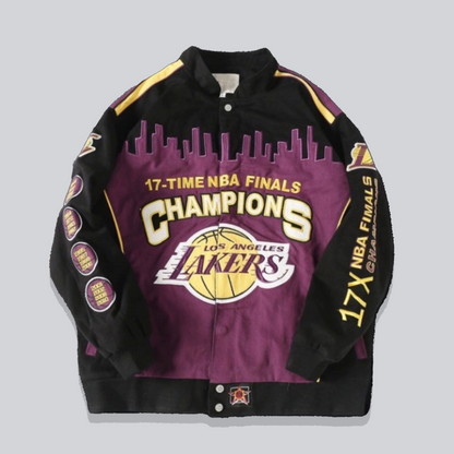 LAKERS VINTAGE RACING JACKET | UNISEX