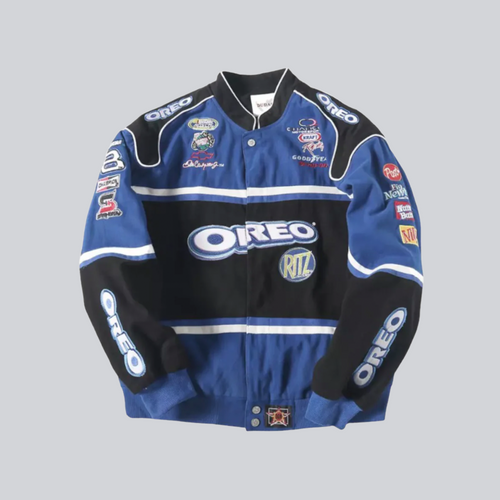 RETRO OREO NASCAR JACKET | UNISEX